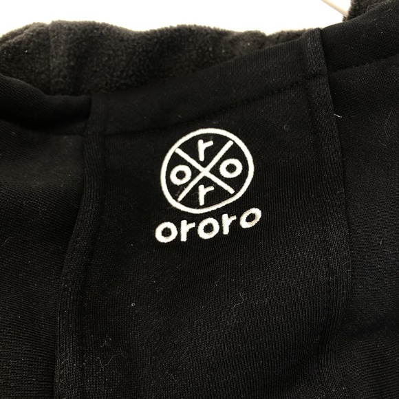 Ororo Unisex Large Black Heated Full Zip Thick Fleece Hoodie  **No battery** - Picture 10 of 10